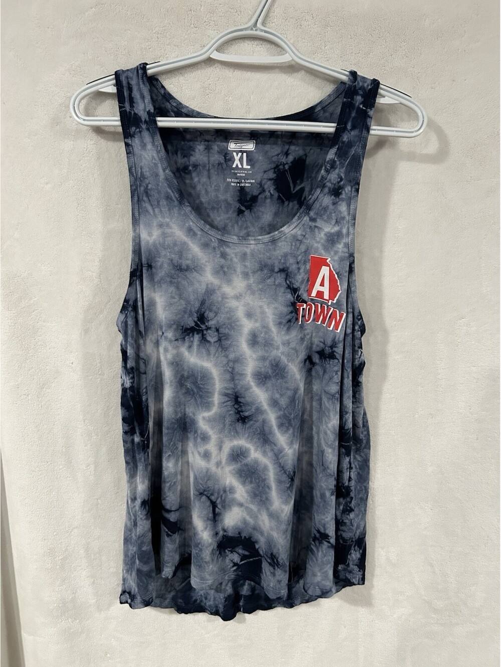 Tailgate Crimson Tide Women's Tank Top XL Blue Tie-Dye ATown